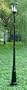 Gamasonic GS-94S 7-Foot Tall Victorian Solar Lamp Post with One Head and LED Light, Black