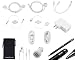 Bundle Monster 12in1 Cord Accessory Set for Apple iPad 2/3 - USB + AUX Cables, Splitter, Stereo Handsfree Headset