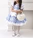 エーデルワイスチェックエプロンドレス（カチューシャ付） 結婚式・発表会に 子供ドレス 子供服 フォーマル アリスコレクション