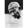 Gandhi (Live Forever) Art Poster Print - 24" X 36"