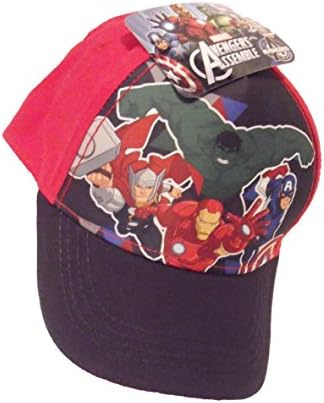 Marvel Avengers Hulk Captain America Iron Man Thor Boys Adjustable Baseball Hat Cap