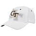 Zephyr Georgia Tech Yellow Jackets White Double Logo Flex-Fit Hat