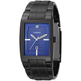 Fossil Mens Metal Dress Watch - Blue Dial by Fossil