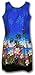 Pacific Legend Women's Parrot Island Bottom Border Hawaiian Aloha Poplin Dress