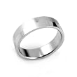 Stainless Steel Matte and Polish Checker Design 5.6mm Band Ring - Men