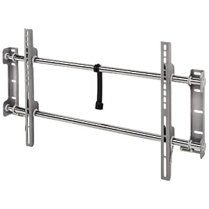 Hama TV Wandhalterung, Fix, für 94 - 160 cm (37 - 63 Zoll) Fernseher, max.90 kg, Silber Hama TV Wandhalterung, Fix, für 94 - 160 cm (37 - 63 Zoll) Fernseher, max.90 kg, Silber