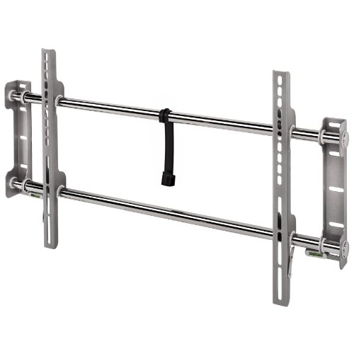 Hama - LCD TV Fixed Silver Wall Bracket - 37" to 63" or up to 90kg