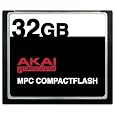 32GB Akai MPC CompactFlash CF Memory Card for MPC500, MPC1000, MPC2500 and MPC5000