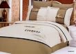 Snowboard Printed Embroidery Queen Size Bedding Set by Le Vele