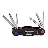 Wiha 35198 Combination Pocket Star Fold Up Key Set with Small Ergo Handle, 6-Piece [並行輸入品]