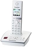Panasonic KX-TG8061GW Telefon schnurlos mit Anrufbeantworter (1 Mobilteil) weiß
