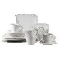 Verso 922166 Kaffeeservice 18-teilig Caprice mit je 6 Tassen, Untertassen und Desserteller