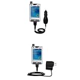 Essential Kit for the Cingular iPaq h6325 - includes Car and Wall Charger with Rapid Charge Technology - Gomadic Brand w/ TipExchange Technology