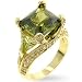 Garden of Eden Designer Ring with Peridot CZ
