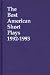 Books : The Best American Short Plays 1992-1993 (Best American Short Plays)