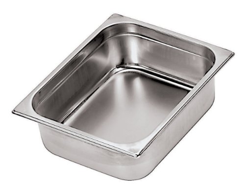 Check out sale price for Paderno World Cuisine 25 1/2 inches by 20 7/8 inches Stainless-steel Hotel Pan - 2/1 (depth: 3/4 inches). Free Shipping.