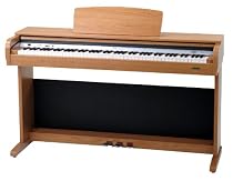 Classic Cantabile DP-40 B Digitalpiano mit 88 Tasten (Stereo Aux-Out/Aux-In, USB-Port), buche