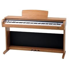 Classic Cantabile DP-40 B Digitalpiano mit 88 Tasten (Stereo Aux-Out/Aux-In, USB-Port), buche