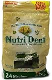 Nylabone Nutri Dent Edible Dental Chews (24 MEDIUM/ 22.8 oz)