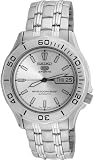 Stainless Steel Seiko 5 Automatic Silver Dial