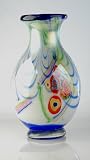 41wvxdSkodL. SL160  1694 Millifori Handblown Art Glass Shiny Vase
