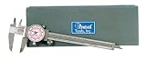 Central Tools 6628 Thumb Lock Dial Caliper 0-6, 0-150mm Range