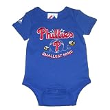 Majestic Philadelphia Phillies MLB Baby / Infant One-Piece Bodysuit / Romper / Onesie (Size: 24)