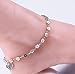 Franterd Women Anklet Bracelet Barefoot Sandal Beach Foot Silver Bead Chain