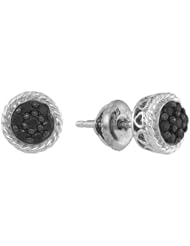 0.26CTW DIAMOND FLOWER EARRING