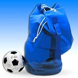 CSI Blue Heavy Duty Vinyl Ball Bag 36 H x 14 D