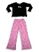 How To Measure Bra Sizes : Anita G - Toddler Girls Long Sleeved Pant Set, Black, Pink