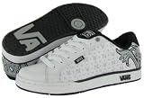 VANS Shrapnel Mens Shoes Leather Skate Bat White/Black