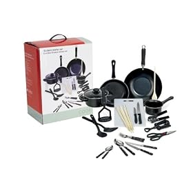 Ethos 31 Piece Student Starter Kitchen Set, In a Colour Box