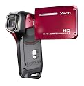 Sanyo Xacti VPC-CA9EX HD-Camcorder (SD/SDHC-Card, 5-fach opt. Zoom, 9 Megapixel, 2,5" Display, waterproof) rot