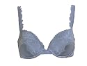 Olga Satin Intrigue Blue Push-up Bra 34C
