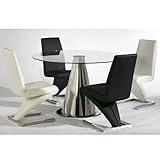 IMAGE OF Tamara Round Dining Room Set by Chintaly Imports