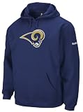 NFL Men's St. Louis Rams End Zone Playbook Hood (Navy, Medium)