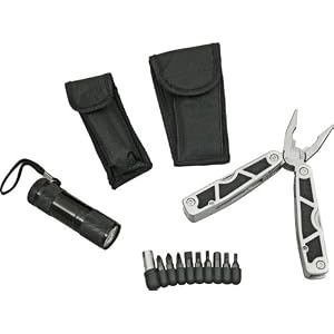 American Recorder (ART) 10 in 1 Multi-Tool + 9 LED Flashlight by