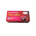 20 Multi colour Fairy Lights for Christmas Tree or Indoor decoration