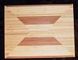 Abstract Bamboo Cutting Board 13-1/2" X 10-1/2" [CAPITOL CITY LUMBER]