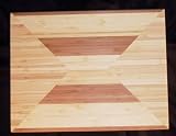 Abstract Bamboo Cutting Board 13-1/2" X 10-1/2" [CAPITOL CITY LUMBER]