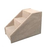 Maxi Pet Stairs 3-Step (Beige, 22 in. x 18.5 in. x 31 in. )