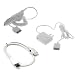 White Rapid Car Charger + USB Data Cable + Home Travel Charger for Apple Iphone 3GS 3rd Gernation Smartphone