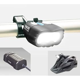Buy CygoLite TridenX 600 LED Li-Ion Xtra: Triple LED Bike Light with 5-hour Li-Ion Battery