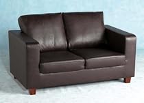 Tempo Faux Leather 2 Seater Sofa in a Box