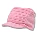 Magic Pink Winter Flat Top Jeep Cap Hat