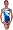 Turquoise Sunfire Leotard (Adult Extra Small)