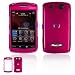 BlackBerry 9530/9500 Storm Cell Phone Rose Pink Solid Protective Case Faceplate Cover