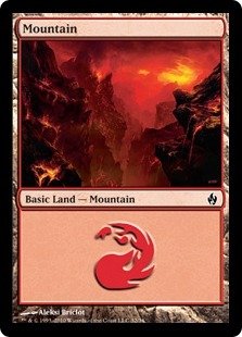 Magic: the Gathering - Mountain (#32) - Premium Deck Series Fire & Lightning - Foil