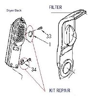 Kenmore Dryer Thermal Fuse Thermostat Kit 279816